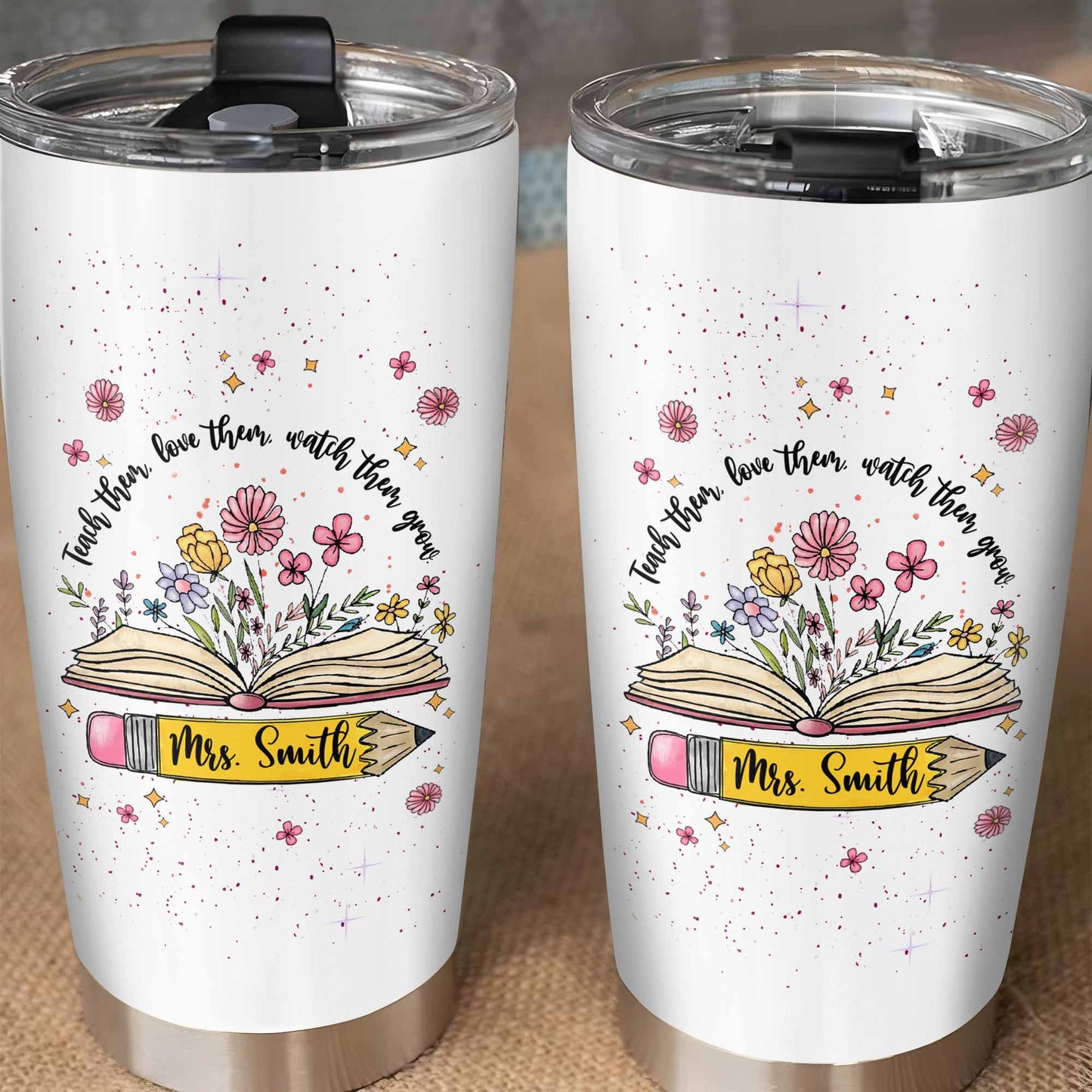 Teach Them Love Them Watch Them Grow With Flowers And Books