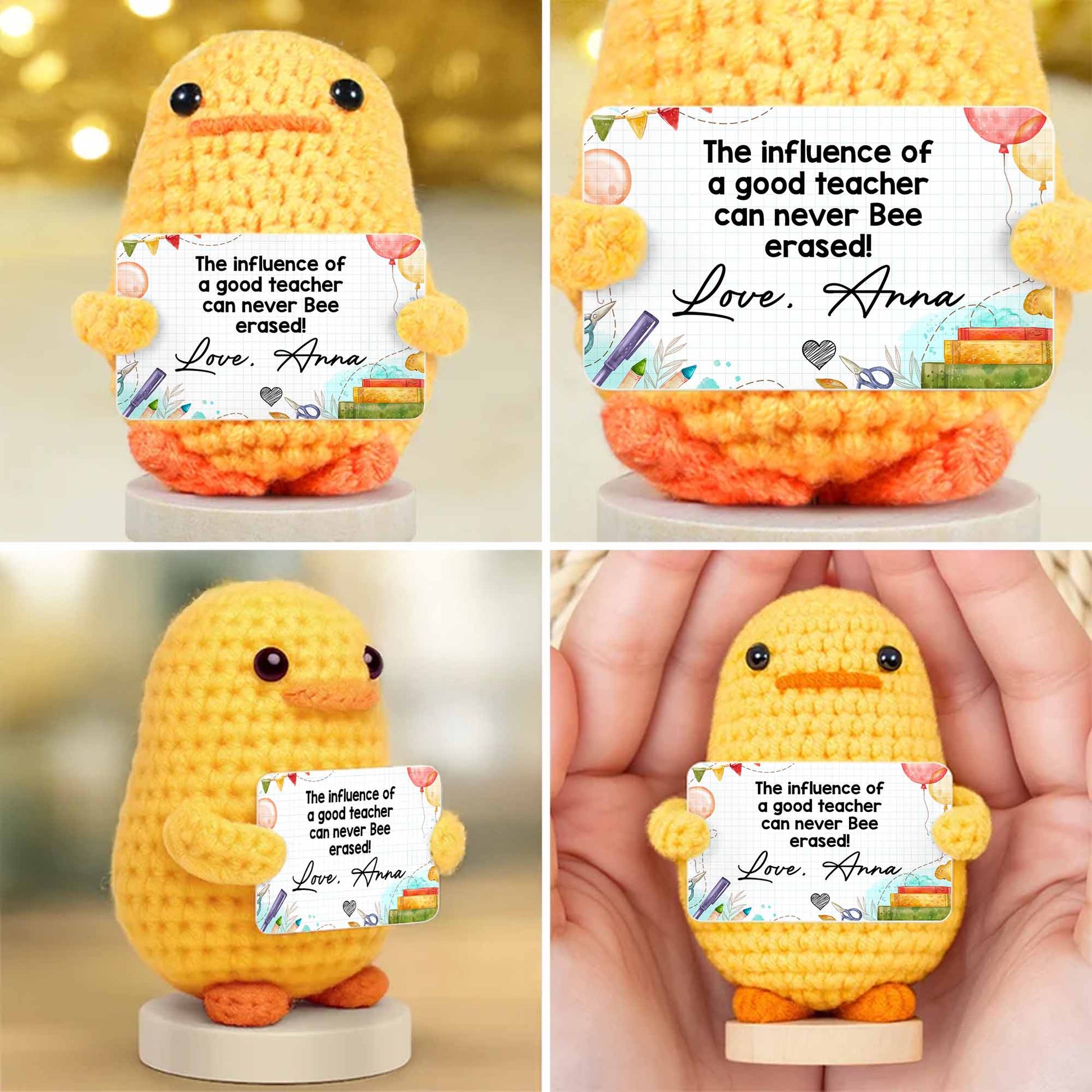 The Influence Of A Good Teacher, Crochet Animals