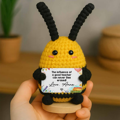 The Influence Of A Good Teacher, Crochet Animals - Crochet Doll With Custom Card - TEACH019_CDOLL