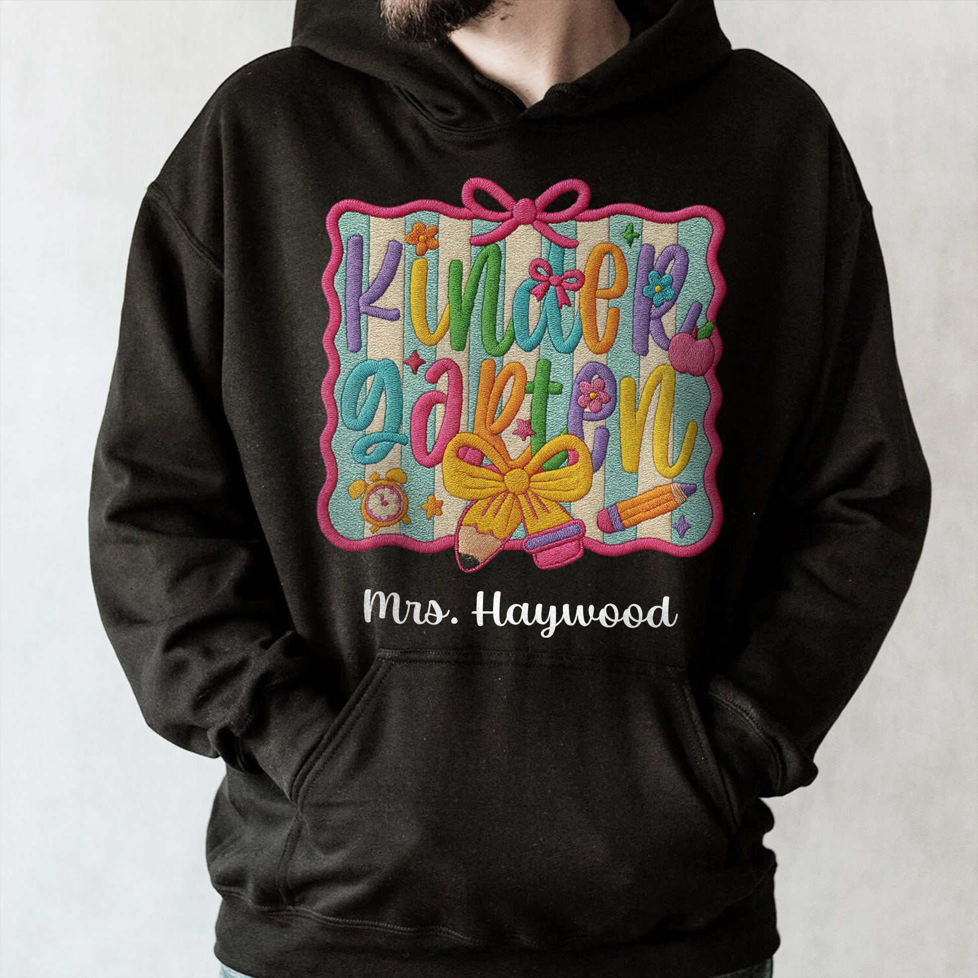 Customize Your Design With Pencil, Apple, And Clock