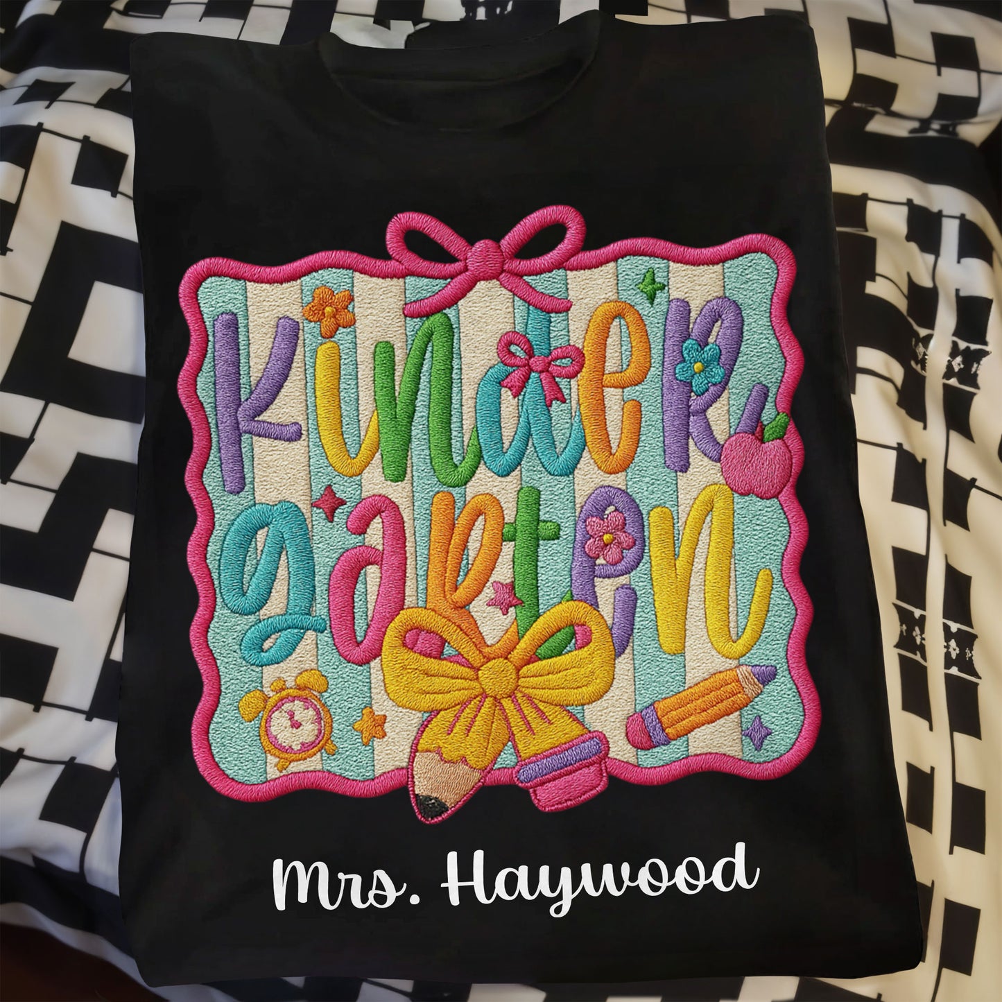 Customize Your Design With Pencil, Apple, And Clock