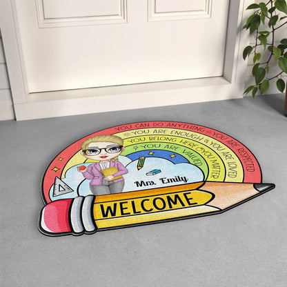 You Can Do Anything, Rainbow, Apple, Books, Welcome Mat