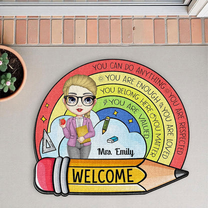 You Can Do Anything, Rainbow, Apple, Books, Welcome Mat