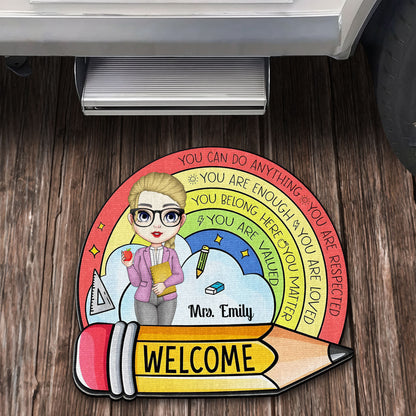 You Can Do Anything, Rainbow, Apple, Books, Welcome Mat