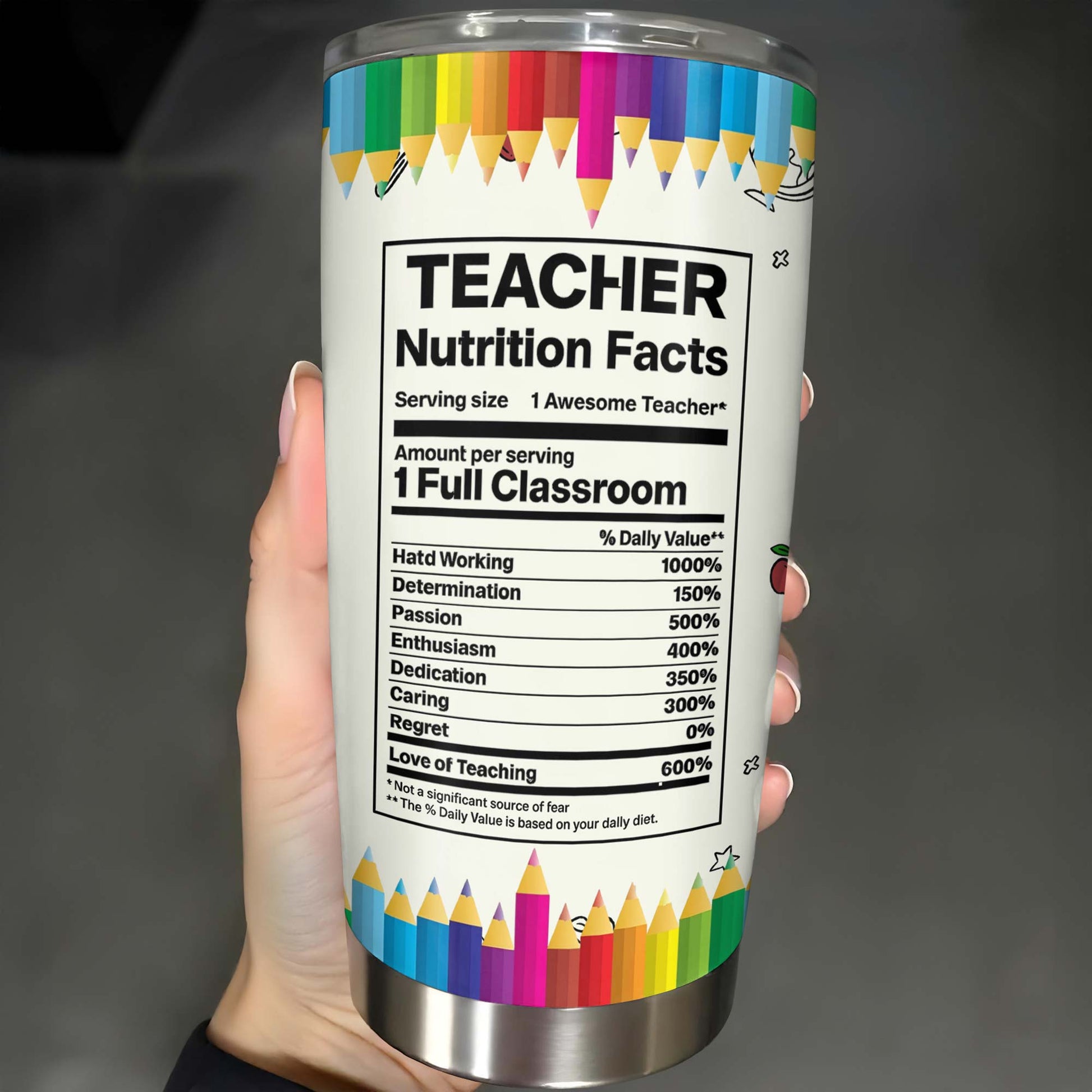 Teach Love Inspire, Custom Teacher Tumbler