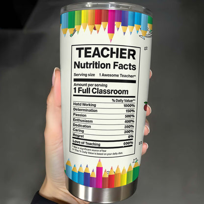 Teach Love Inspire, Custom Teacher Tumbler