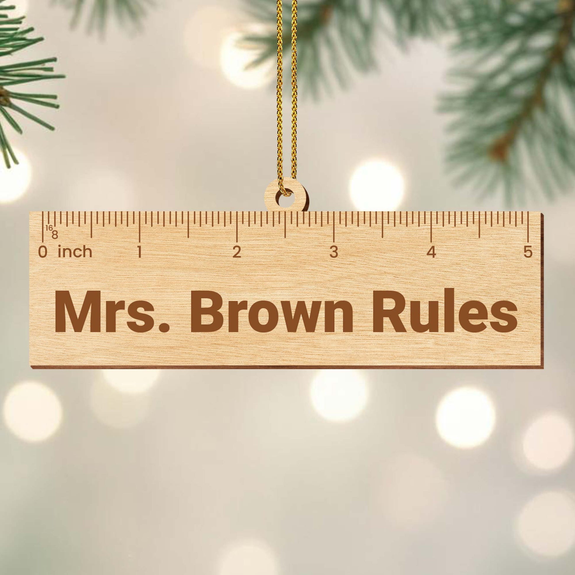 Mrs. Brown Rules Ruler Design