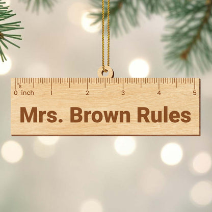 Mrs. Brown Rules Ruler Design