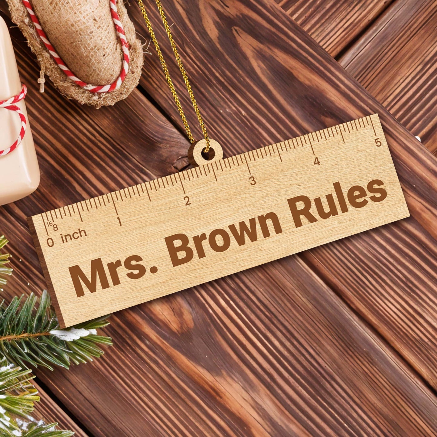 Mrs. Brown Rules Ruler Design