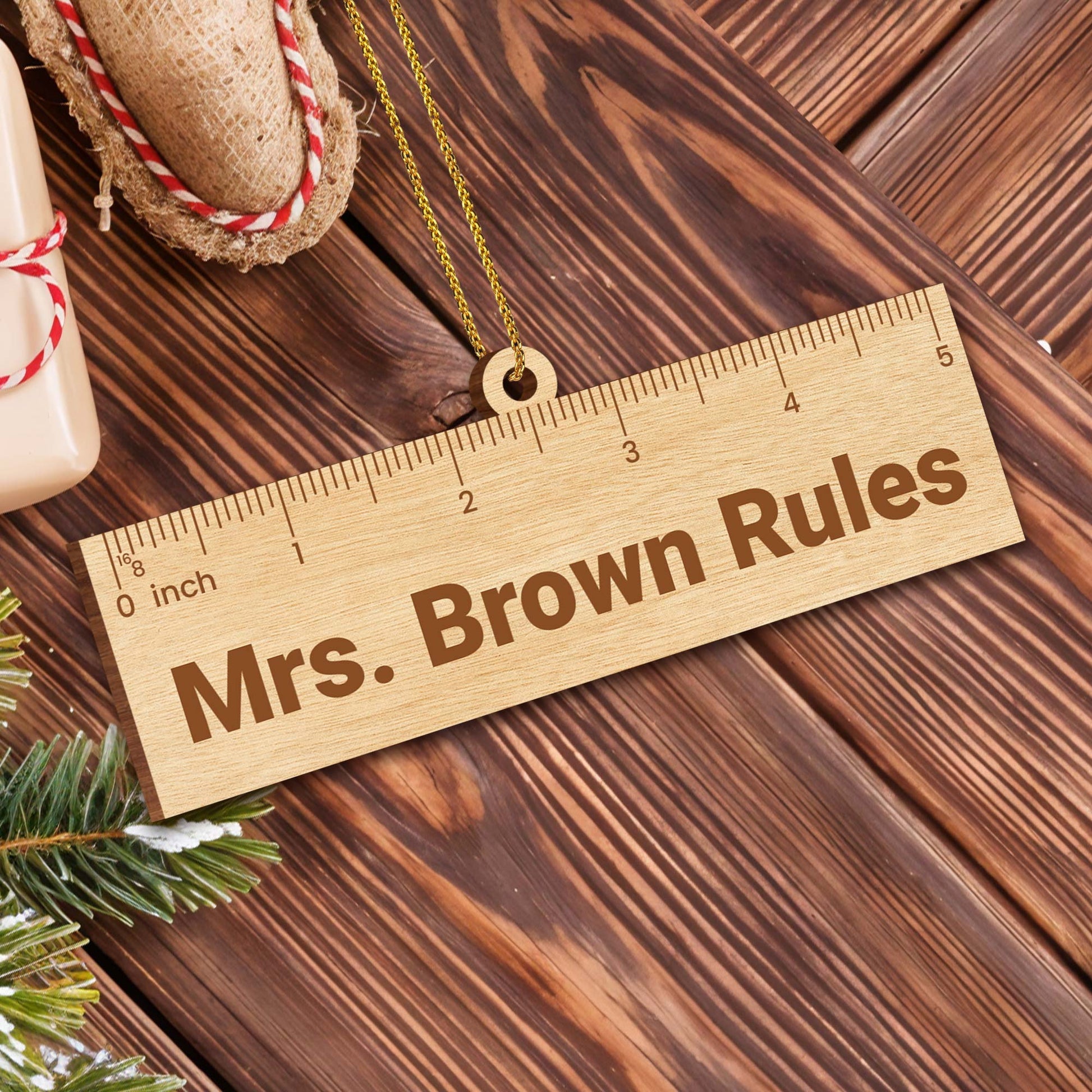 Mrs. Brown Rules Ruler Design