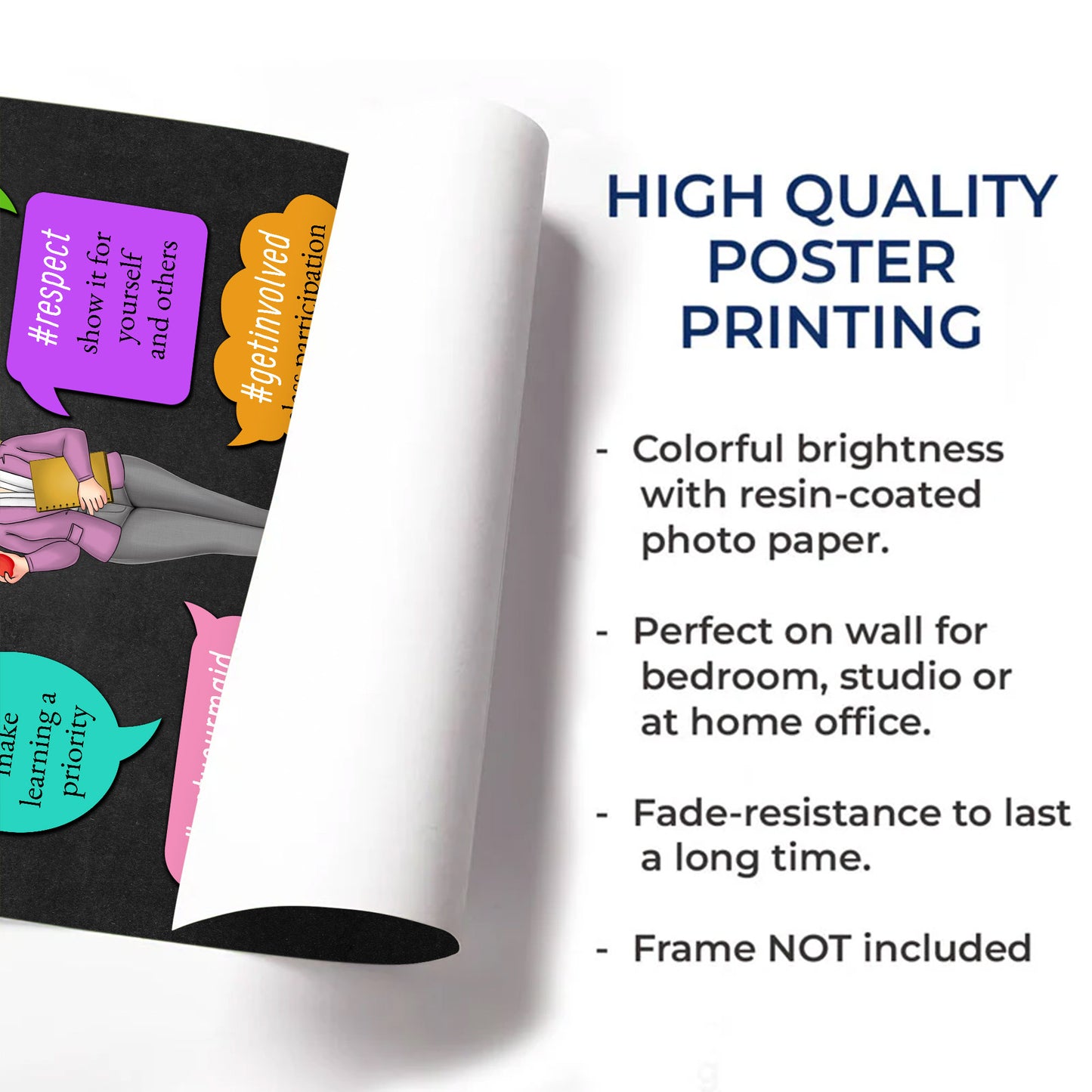 Classroom Rules Show Up On Time Follow Directions Turn In Assignments