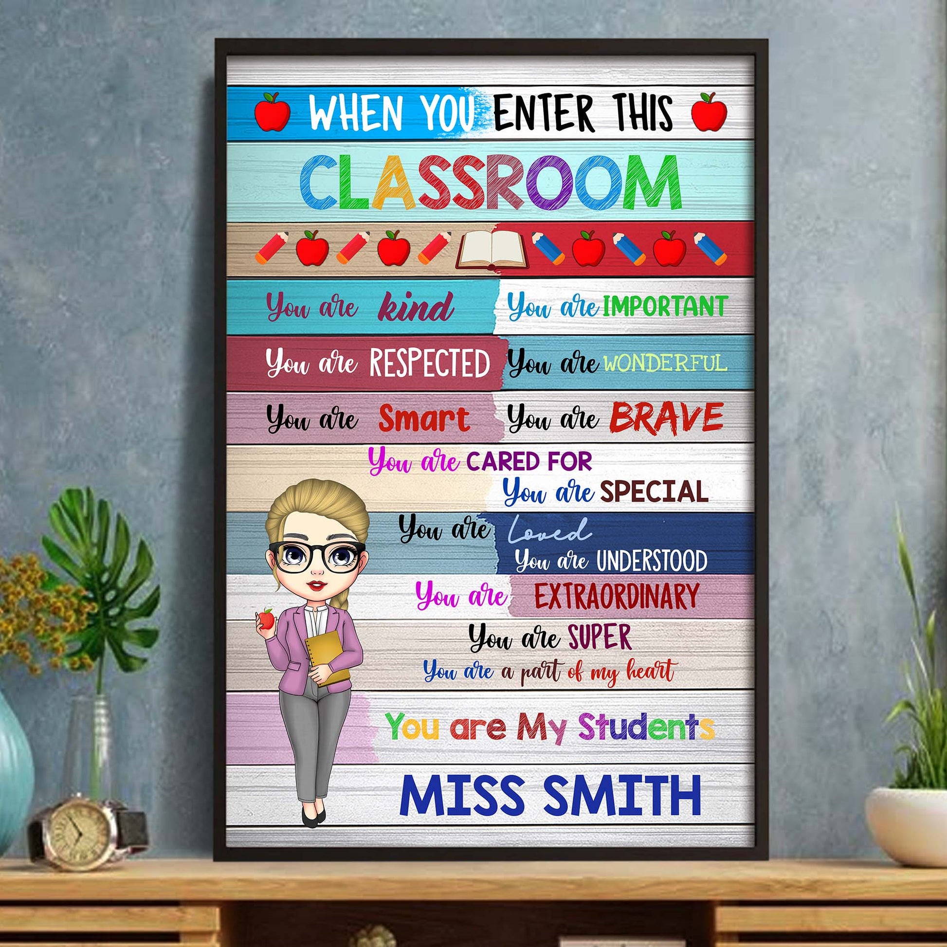 When You Enter This Classroom, You Are Kind, Classroom Rules