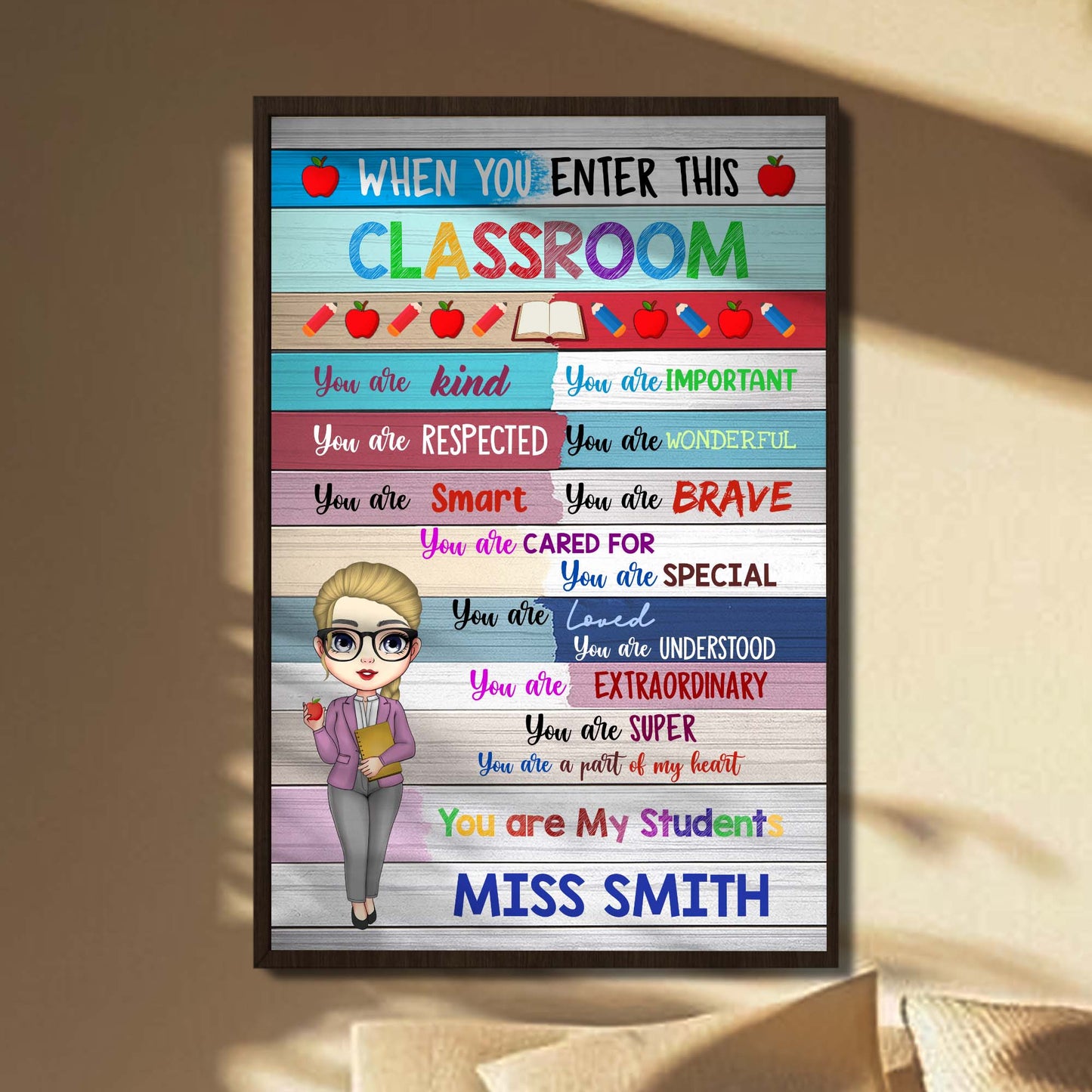 When You Enter This Classroom, You Are Kind, Classroom Rules