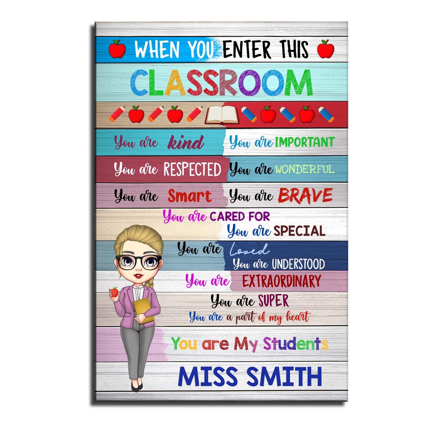 When You Enter This Classroom, You Are Kind, Classroom Rules