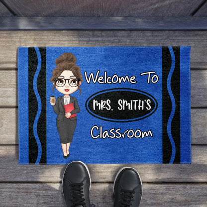 Welcome To Mrs. Smith's Classroom Teacher Doormat