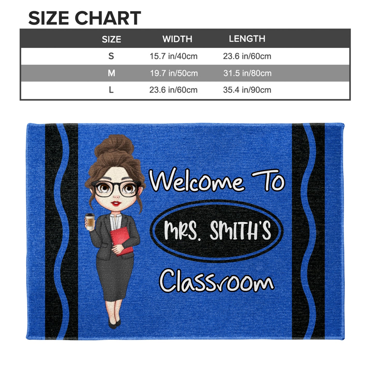 Welcome To Mrs. Smith's Classroom Teacher Doormat