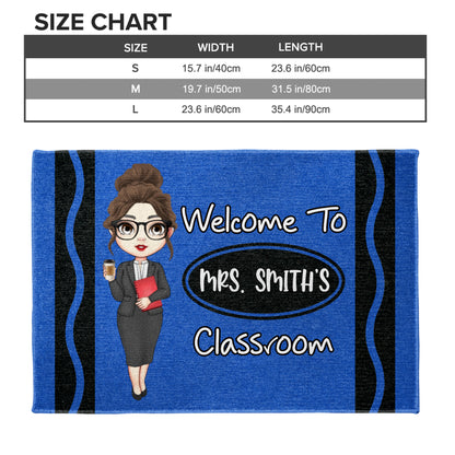 Welcome To Mrs. Smith's Classroom Teacher Doormat