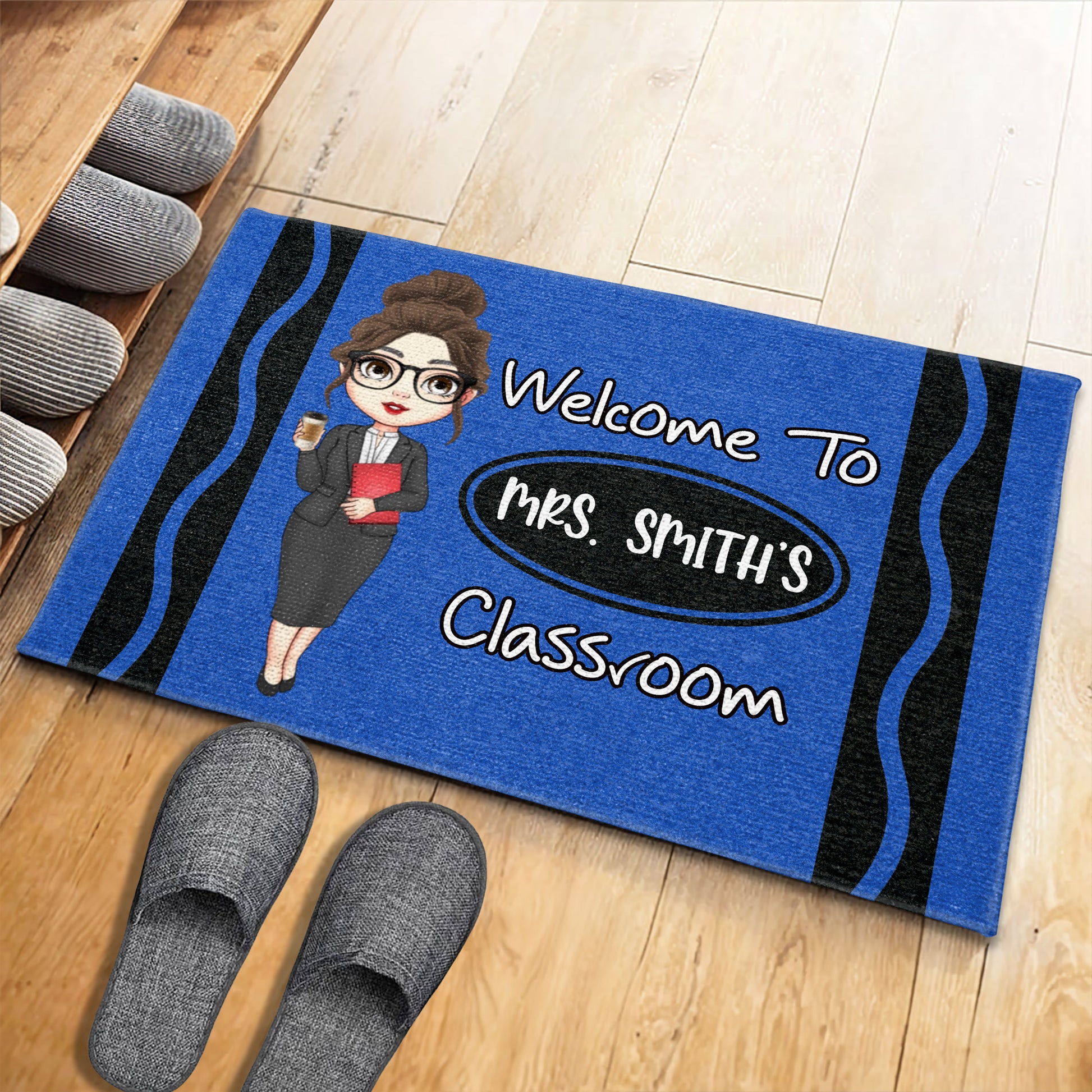Welcome To Mrs. Smith's Classroom Teacher Doormat