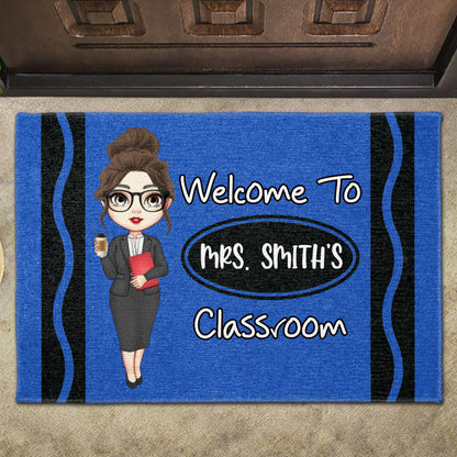 Welcome To Mrs. Smith's Classroom Teacher Doormat