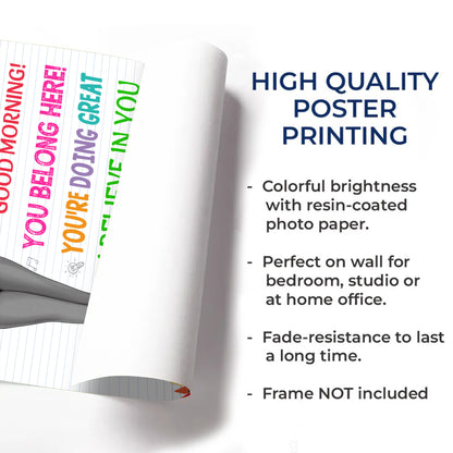 In Case No One Told You Today, Cartoon Teacher Inspiring Message