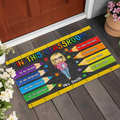 In This Classroom We All Belong, Ruler, Colored Pencils