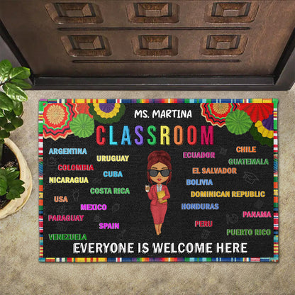 Everyone Is Welcome Here, Classroom Doormat