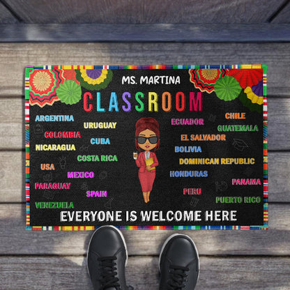 Everyone Is Welcome Here, Classroom Doormat