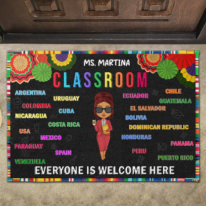 Everyone Is Welcome Here, Classroom Doormat