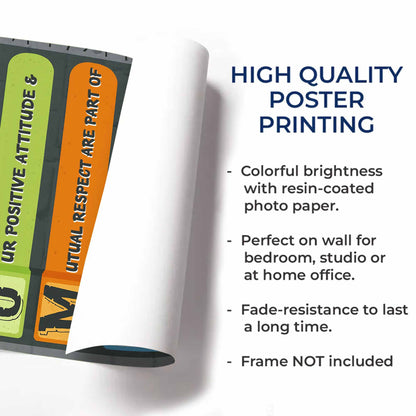 When You Enter This Room, Learning Is Fun & Respect Is Expected