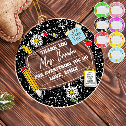 Thank You For Everything You Do, Teacher Appreciation Gift