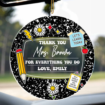 Thank You For Everything You Do, Teacher Appreciation Gift