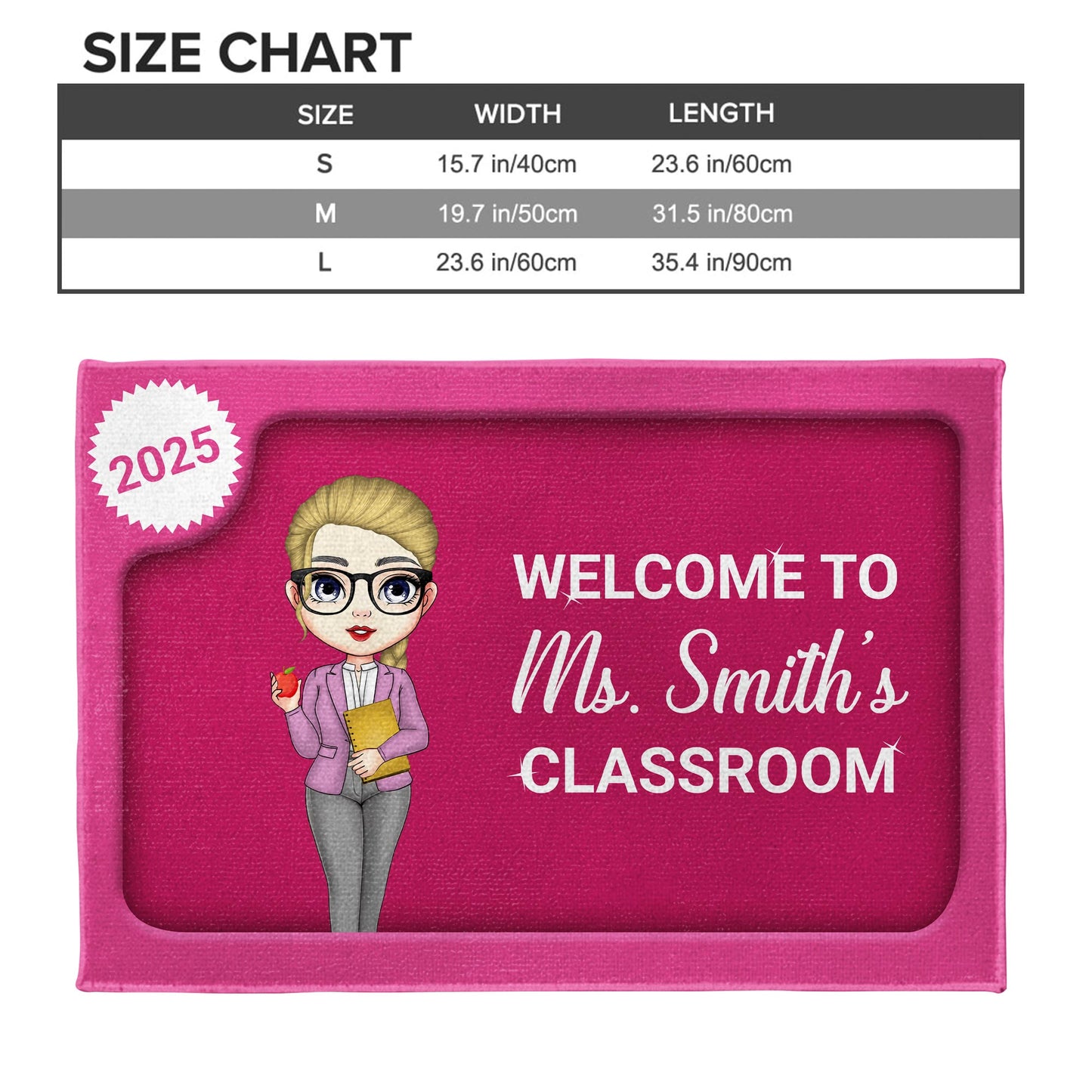 Welcome To Ms. Smith's Classroom Doormat