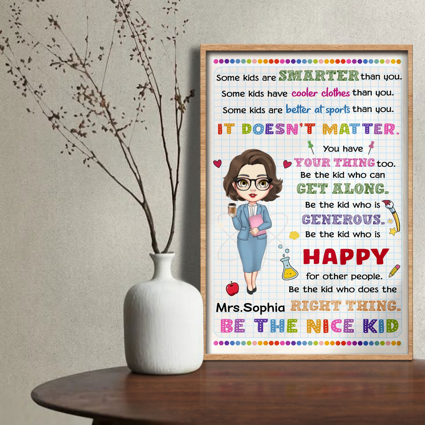 Be The Nice Kid, Be Generous And Happy