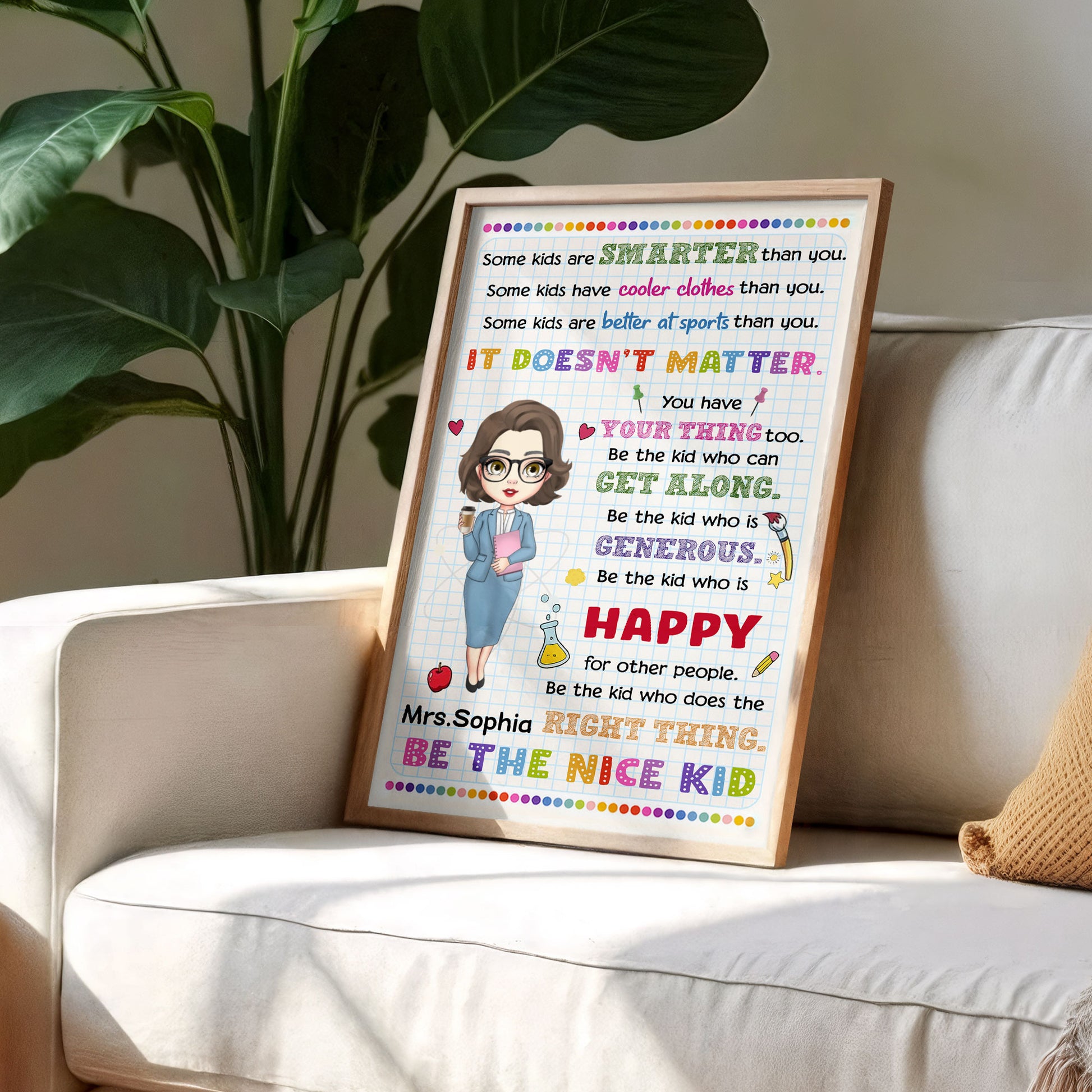 Be The Nice Kid, Be Generous And Happy