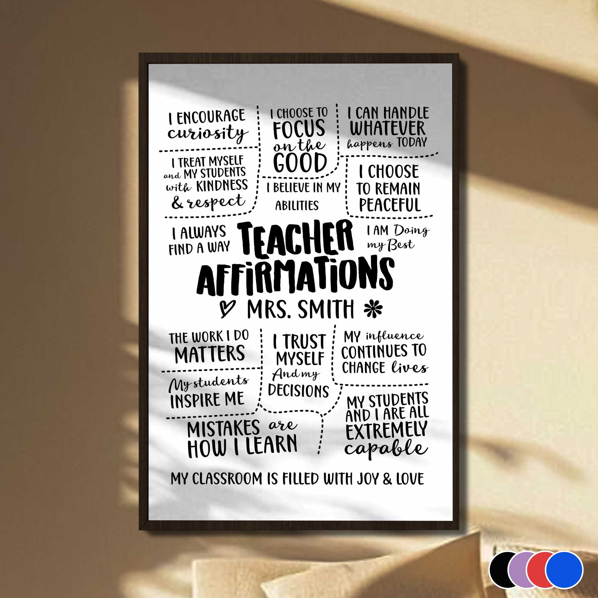 Teacher Affirmations, The Work I Do Matters