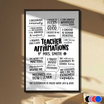 Teacher Affirmations, The Work I Do Matters