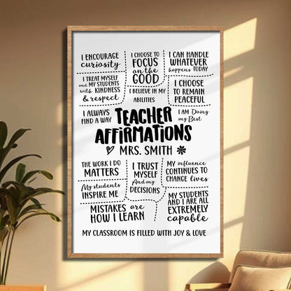 Teacher Affirmations, The Work I Do Matters