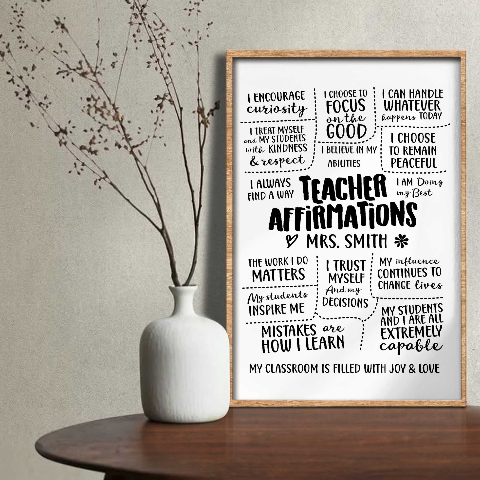 Teacher Affirmations, The Work I Do Matters