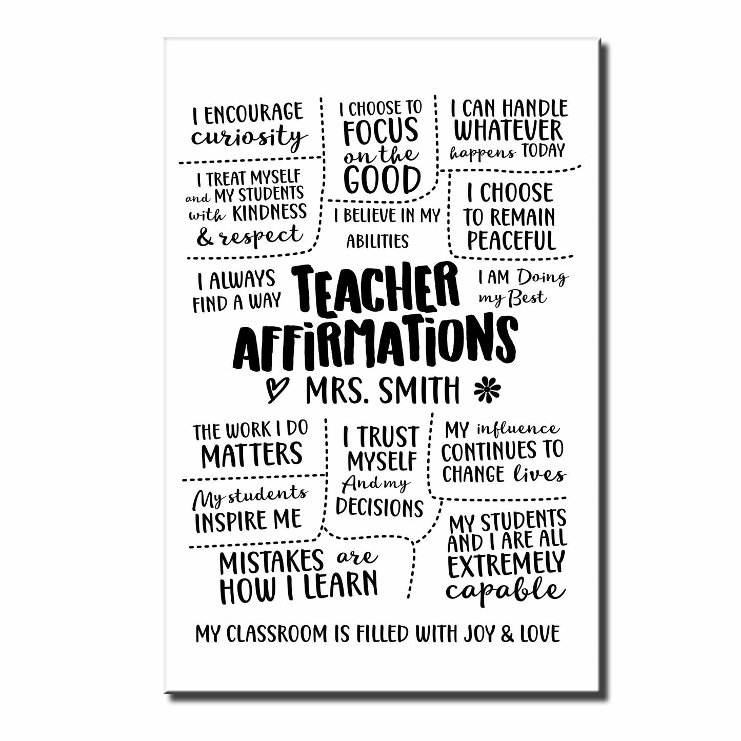 Teacher Affirmations, The Work I Do Matters