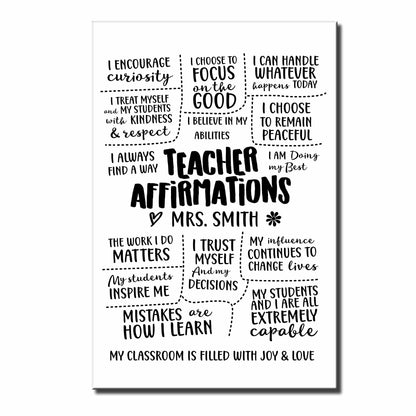 Teacher Affirmations, The Work I Do Matters