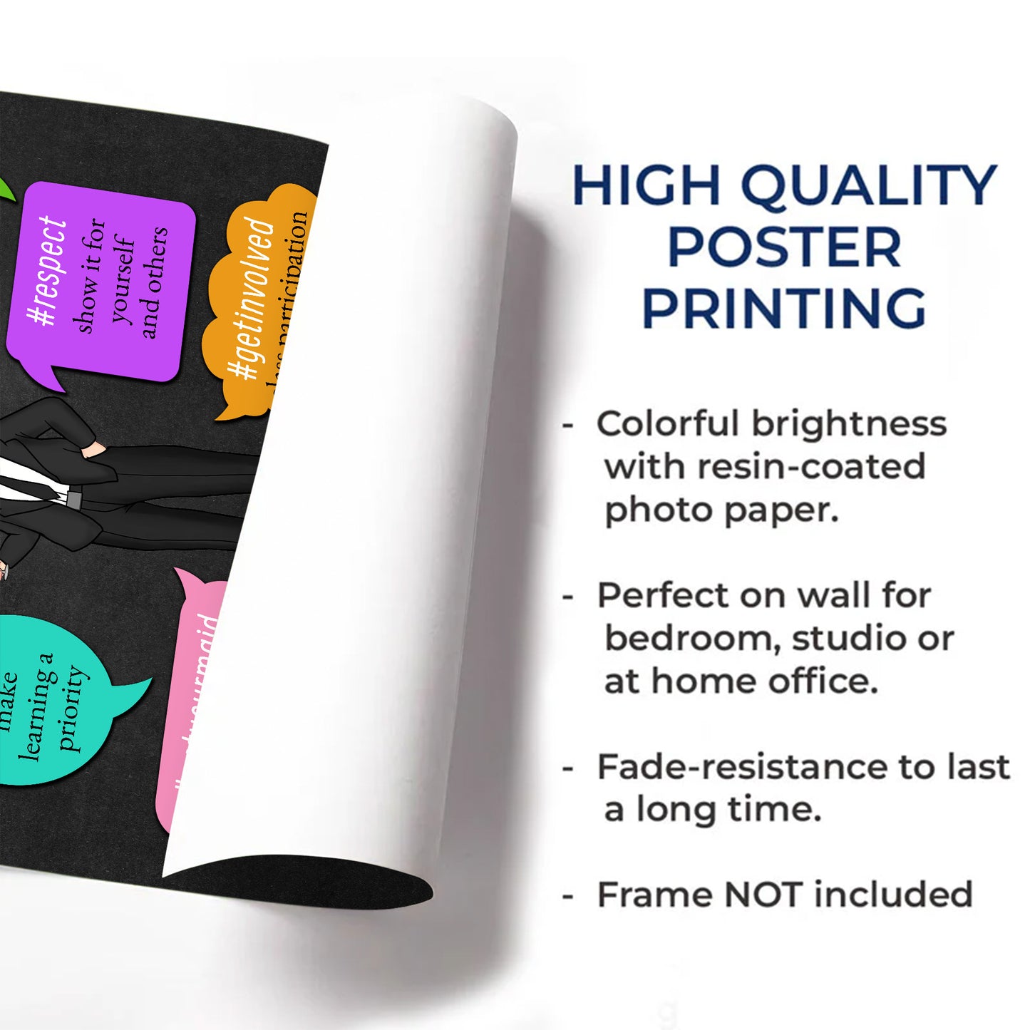 Classroom Rules With Cartoon Teacher