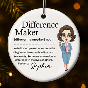 Difference Maker, Woman With Coffee