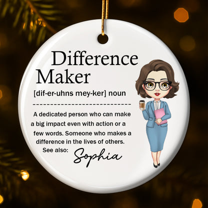 Difference Maker, Woman With Coffee