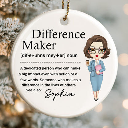 Difference Maker, Woman With Coffee