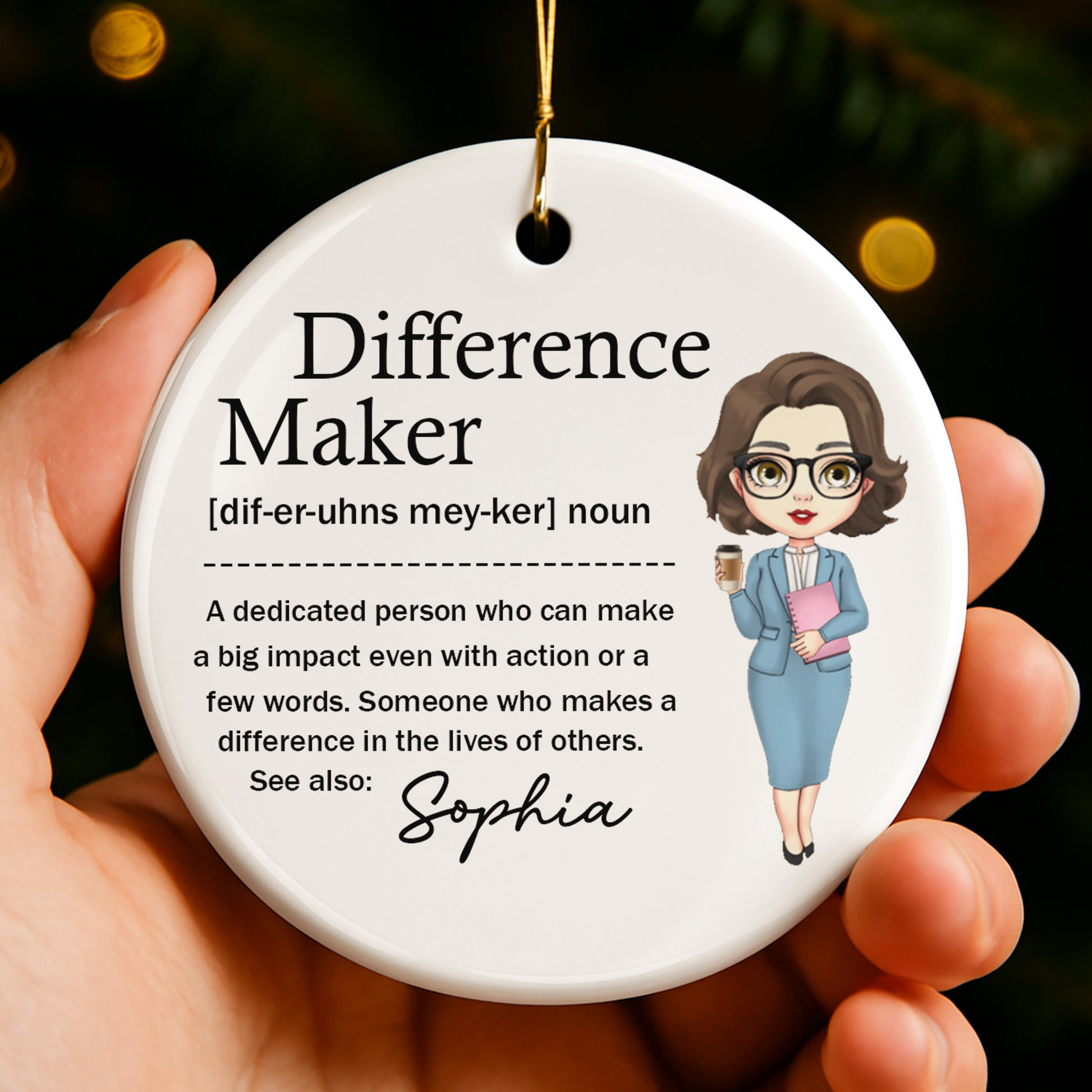 Difference Maker, Woman With Coffee