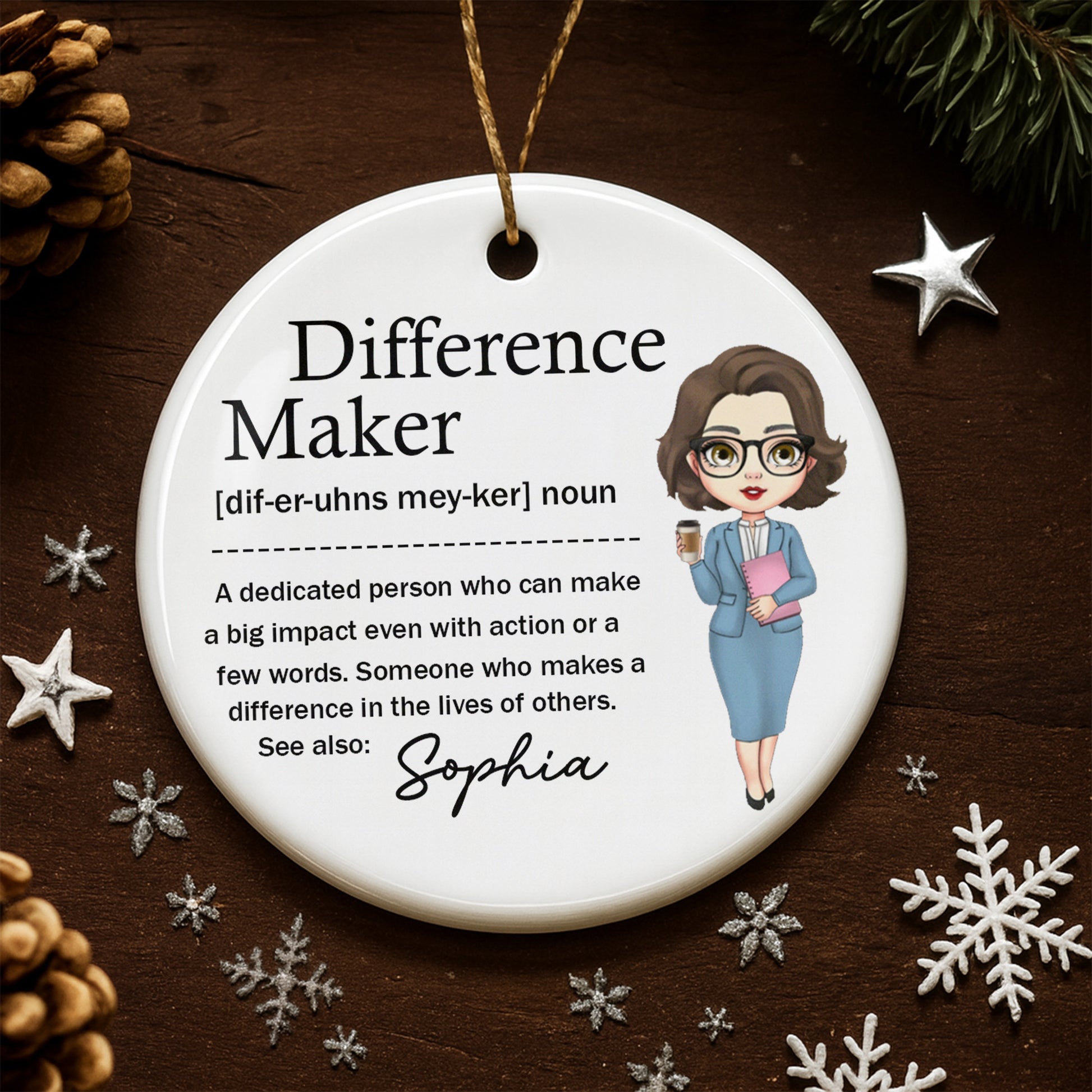 Difference Maker, Woman With Coffee