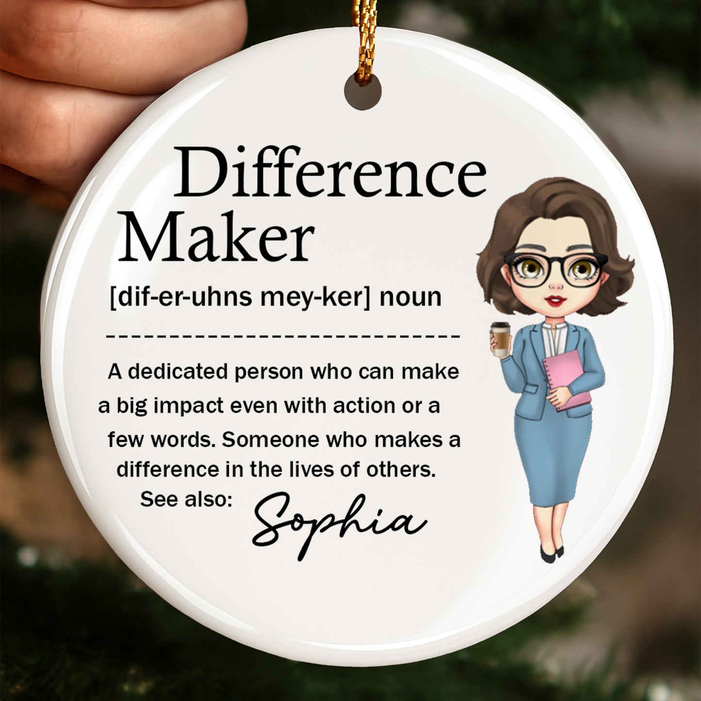 Difference Maker, Woman With Coffee