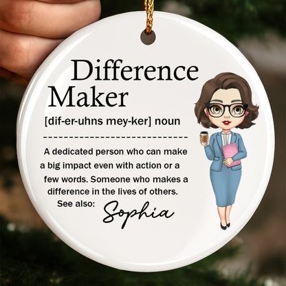 Difference Maker, Woman With Coffee