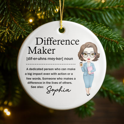 Difference Maker, Woman With Coffee