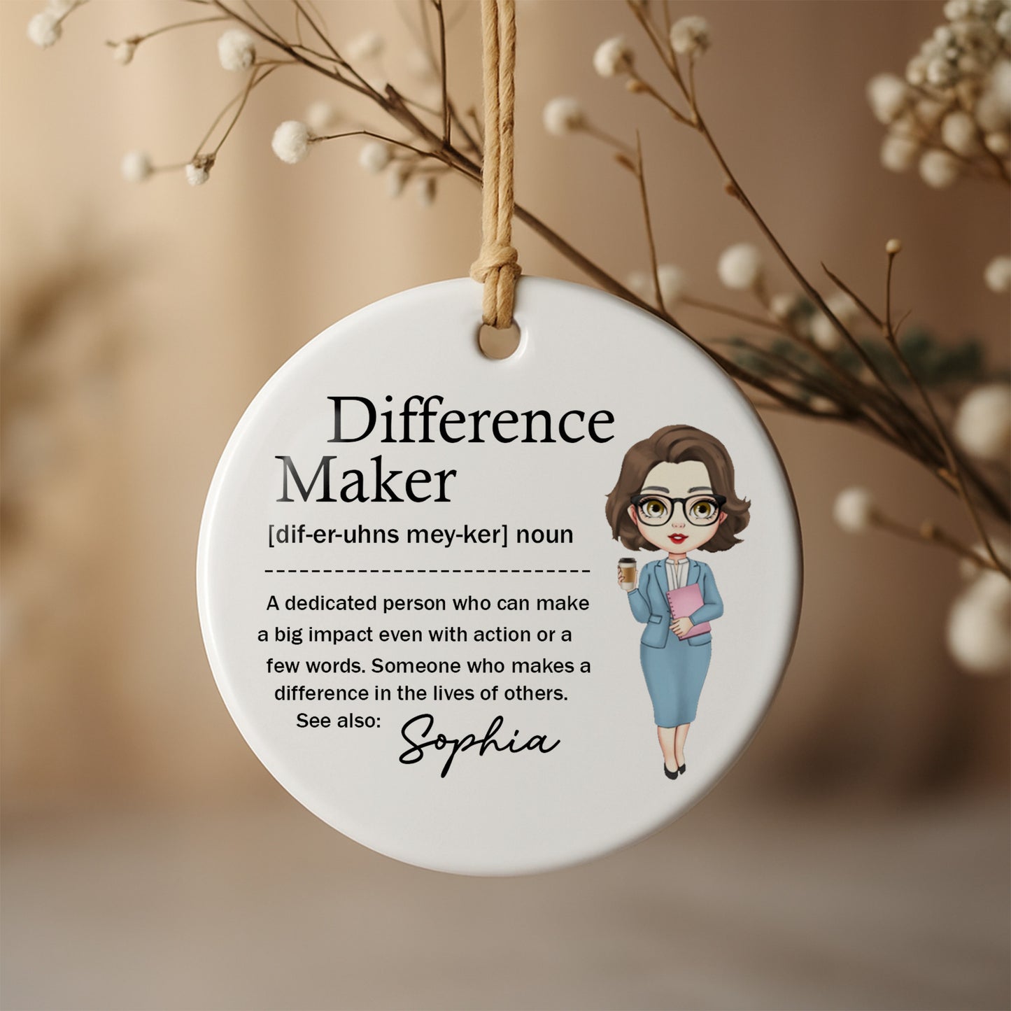 Difference Maker, Woman With Coffee